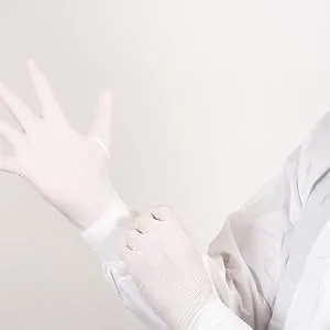Multi Purpose Nitrile Gloves White Large Powder Free Pack of 100 White - white glvoes