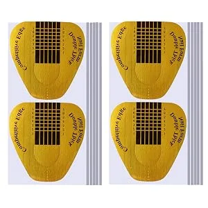 200 Pcs Nail Forms Gold Horseshoe Nail Extension Guide Paper Forms for Builder Gel Polygel Acrylic Nails - product information 24