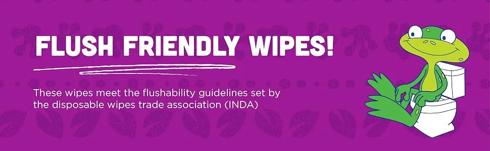 Kandoo FlipTop Toddler Wet Wipes Magic Melon 200 Wipes Pack of 1 Magic Melon 200 count - Kandoo Flush Friendly Wipes