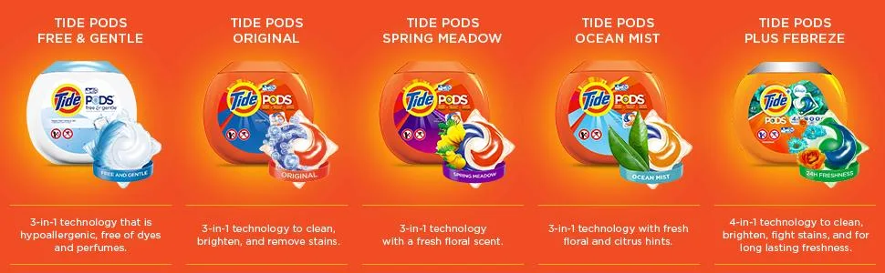 Tide Pods Free & Gentle Liquid Laundry Detergent Pacs 16 Count 16 count (Pack of 1) - product information 7