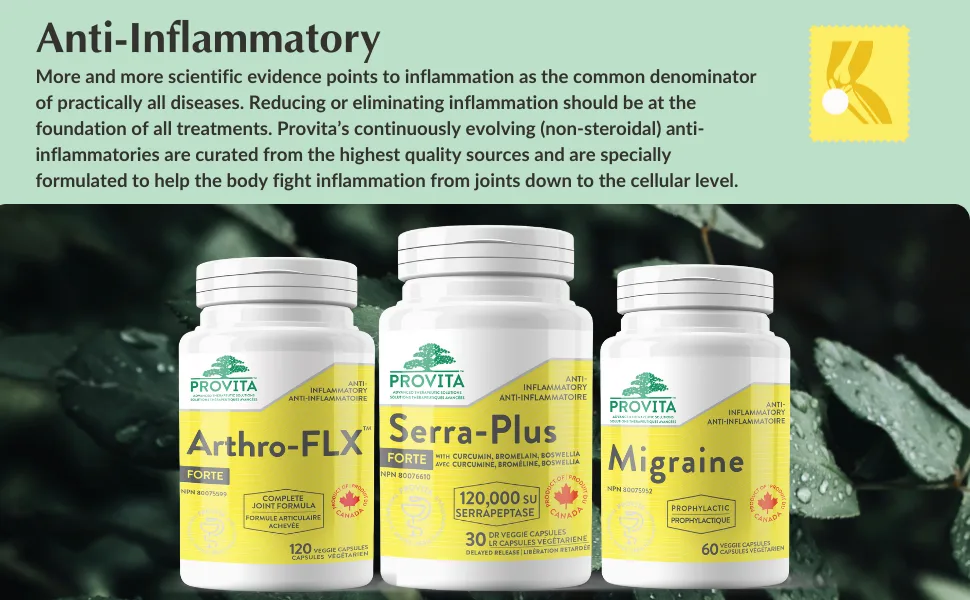 Provitas Serra-Plus Forte - Advanced Pain & Inflammation Relief with Maximum Potency Serrapeptase - 30 Capsules 30 count (Pack of 1) - product information 15