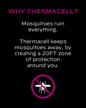 Thermacell Portable Mosquito Repeller Highly Effective Mosquito Repellent Includes 12 Hours of Long Lasting Refills No Spray No DEET No Open Flame Scent-Free Bug Spray Alternative Black Camo Pack - Our Story