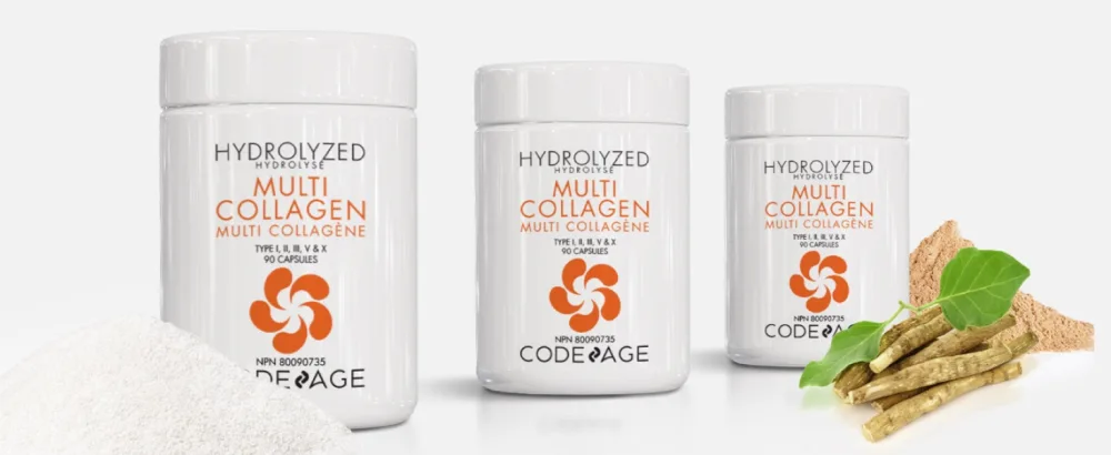 Codeage Multi Collagen Protein Capsules Type I II III V X Grass Fed & Hydrolyzed Collagen Pills Supplement All in One Collagen Bone Broth Amla Berry Source of Vitamin C Non-GMO 90 Count - Codeage Multi Collagen capsule supplement, collagen hydrolyzed multi types non gmo pill