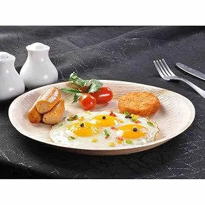 Eco Friendly Disposable Leaf Plate - 15"x10" Rectangle Platter | Pack of 25 25 15"x10" Rectangle Platter - areca round plate