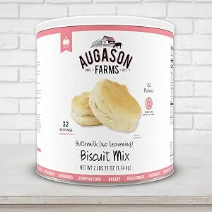 Augason Farms Buttermilk (No Leavening) Biscuit Mix 2 lbs 15 oz No. 10 Can, 5-80410 - product information 2
