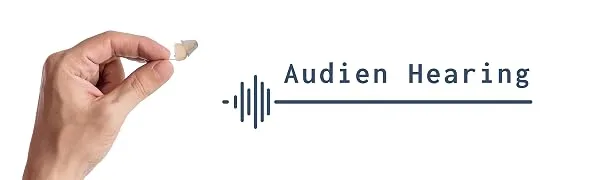 Audien ATOM Rechargeable Hearing Amplifier to Aid and Assist Hearing, Premium Comfort Design and Nearly Invisible - hearing amplifier