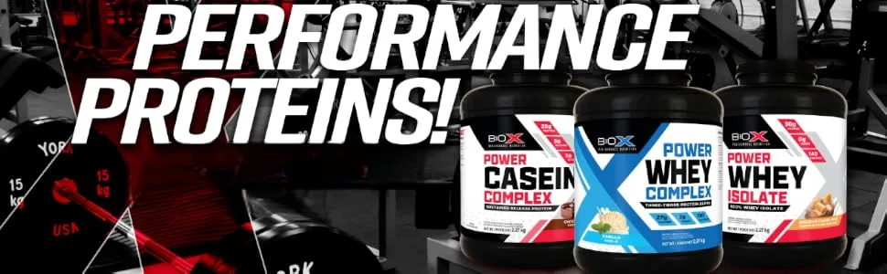 BioX Power Casein Complex | Ultra Sustained Slow Release Micellar Protein Complex | 25g Protein 5g Glutamine 5g BCAAs | Slow Digesting Whey Protein | 65 Servings 5LB (Chocolate) Chocolate 65 Servings (Pack of 1) - Power casein