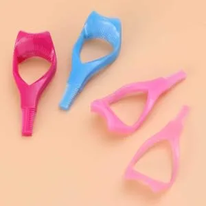 DEARMAMY 12pcs Upper Lower Mascara Applicator 3 in 1 Mascara Tool Makeup Cosmetic Eyelash Tool Mascara Guard Guide Helper - product information 23