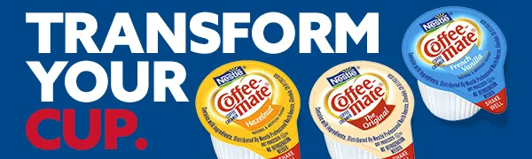 Coffee-mate Coffee Whitener Original Liquid Singles 11 ml (Pack of 180) - Coffee-mate Banner