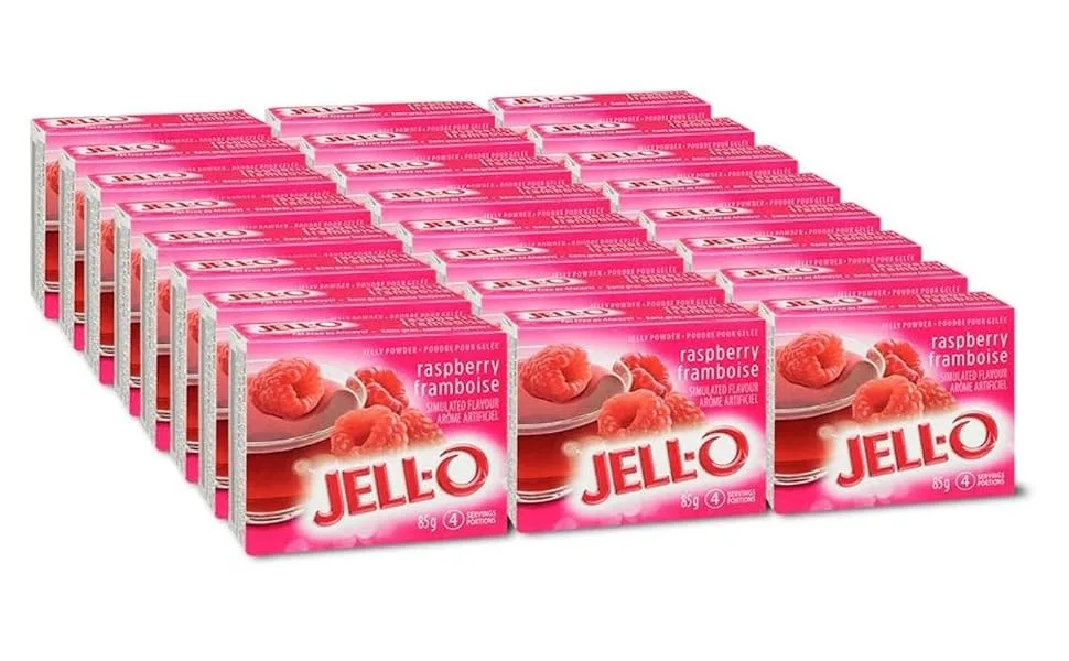 Jell-O Raspberry Powder 85g (Pack of 24) - product information 1