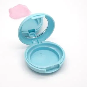 CIMAXIC 1 Set 2pcs portable powder container loose powder container makeup powder filling Packing box 6.1x6.1cm Blue - product information 4
