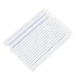 100pcs disposable eyeliner brush liquid makeup Eyeliner Makeup Eye Makeup Brush hard head 9x6.5cm White - product information 2