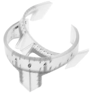 Outanaya 10pcs Eyebrow Design Ruler Beauty Tools Eyebrow Measurer Eyebrow Shape Face Ruler Eyebrow Trimming - product information 2