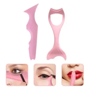2pcs Eyeliner Lash Curler False Lash Mascara Eyeliner Applicator Eyeliner Shield Applicator Guard - product information 3
