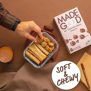 MadeGood Soft Baked Cookies Chocolate Chip 24g (30 Packs) Gluten Free Snacks - image