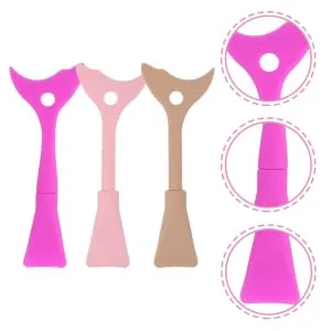 DRESSOOS 3pcs eyeliner eyeshadow baffle lash supplies eyeliner helper lash shield applicator tool protection - product information 3