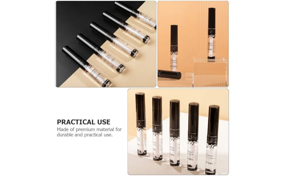 Outanaya 2pcs Eye Primer Eyeshadow Latex Glue Makeup Female Makeup Pigment Backing Gel Glitter Powder Lasting - product information 2