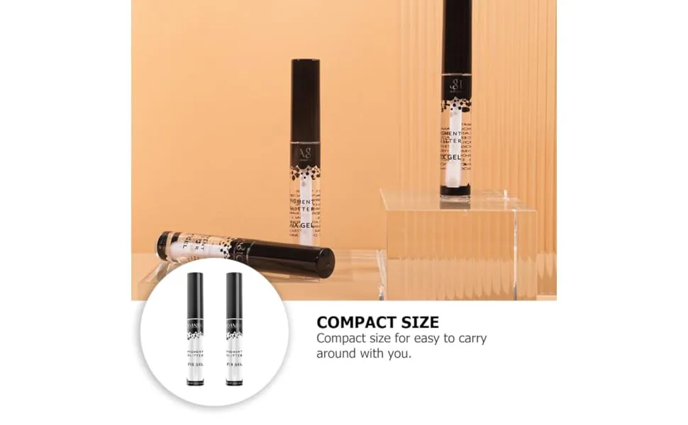 Outanaya 2pcs Eye Primer Eyeshadow Latex Glue Makeup Female Makeup Pigment Backing Gel Glitter Powder Lasting - product information 3