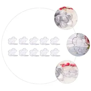 10pcs Packing Box Eyeshadow Blush for Cheeks Makeup Blush Lipstick Boxes Filling Cosmetics Travel 5x5cm Transparent Color - product information 5