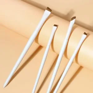 4 Pcs Gel Eyeliner Brush Eyeliner Fine Flat Makeup Eyeliner Brush Eyebrow Brush Portable - product information 1