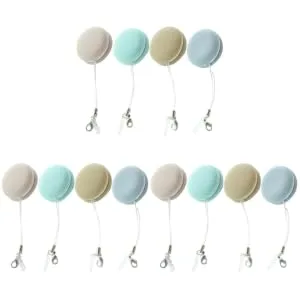 STOBOK 12 pcs Macaron Mobile Phone Screen Wipe Phone Screen Cleaner Macaron Shape Smartphone Cleaning Wipes Macaron Portable Keychain Charm for Mobile Computer Electronic Devices Phone Screen Cleaner - product information 2