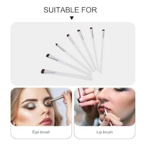 7pcs Eye Shadow Brush Set Make up Eye Cosmetics Wooden Handle for Makeup Mix - product information 2