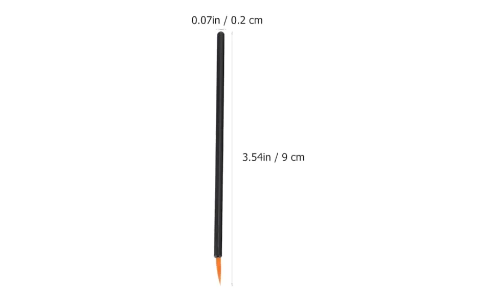 SKISUNO 100pcs Disposable Eyeliner Brush Makeup Brush Professional Cosmetic Woman Make up Face Brush - product information 6