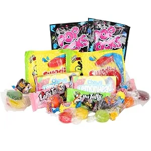 Assorted Candy - 4 Pounds - Bulk Candy - Party Mix - Goodie Bag Stuffers - Candy Variety Pack - Pinata Candy - Individually Wrapped Candies - Fun Size Candy - Bag Candy - FUN party mix bulk candy party birthday
