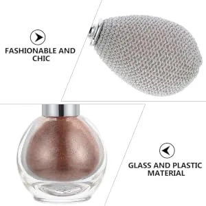 SKISUNO 2pcs Sparkle Perfume for Spray Tool Powder Women Hair Face and Highlighter High Bottle Sprayer Skin - product information 2
