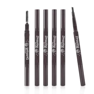 SKISUNO 2 1 Eyebrow Pencil Five Colors To Rotate Eyebrow Brush 1 count (Pack of 1) As Shown - product information 3
