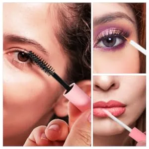 Gogogmee 6 Pcs Empty Bottle Eyelash Tool Eyelash Wands Empty Eyelash Wand Empty Mascara Tubes Extend Filling - product information 1