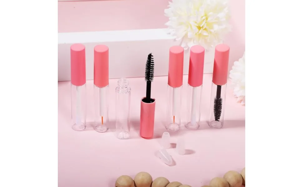 Gogogmee 6 Pcs Empty Bottle Eyelash Tool Eyelash Wands Empty Eyelash Wand Empty Mascara Tubes Extend Filling - product information 2