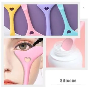 SKISUNO Eyeliner Assistant Helper 2 Pcs Eyeliner Face Mask Applicator Eye Cosmetics Marscara Tool Simple Miss - product information 6