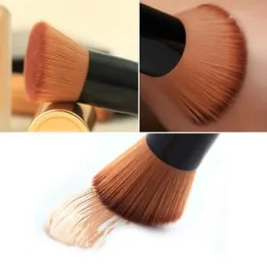 SKISUNO 3pcs Slanted Head Brush Universal Brush Eye Shadow Foundation Makeup Brush Cosmetics Powdery Wood - product information 4