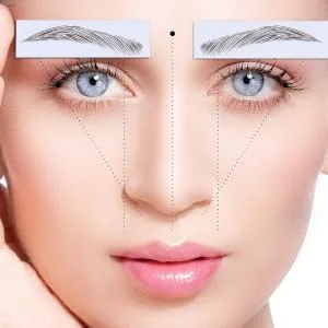 Gogogmee Authentic Eyebrows 4pcs Eyebrow Stickers Waterproof Stickers Hair-like Eyebrows Water Transfer Eyebrow Sticker Cosmetic - product information 3