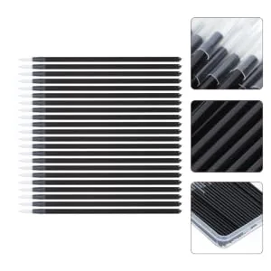 Gogogmee Eyeliner Wands 50pcs Eyeliner Brush Makeup Brush Disposable Eyeshadow Applicator Face Makeup Tools Lipstick Sequins - product information 3