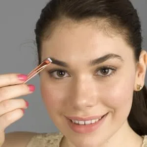 Gogogmee 2pcs Eyeliner Brush Makeup Brush Brow Styler Brush Eyeshadow Brush Eye Brush Tool Brush Very Fine - product information 2