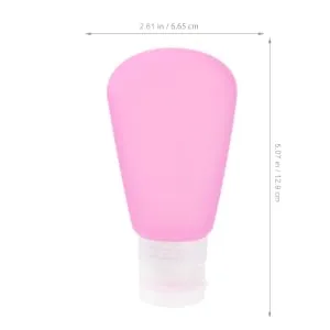 FUNOMOCYA Cosmetic Travel Containers Accessories Silicone Bag Bottles Leakproof Ml Portable Squeeze Containers Blue Travel Spray Blue Size 3 - product information 1