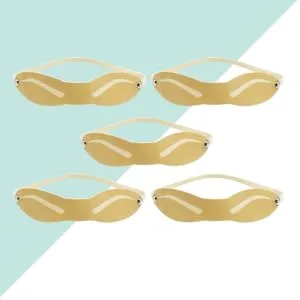 Gogogmee 5pcs Eyebrow Pen Eyebrow Practice Artificial Skin Eyebrow Skin Eyebrow Pencil Water Proof - product information 5