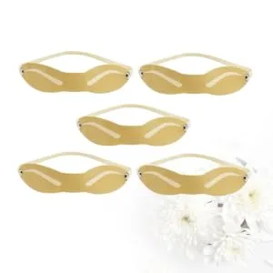 Gogogmee 5pcs Eyebrow Pen Eyebrow Practice Artificial Skin Eyebrow Skin Eyebrow Pencil Water Proof - product information 6
