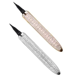 Gogogmee 2pcs Diamond Eyeliner Elf Eyeliner Liquid Eye Liner Makeup Accessories Retouching Pen Eyes 1 count (Pack of 1) Assorted Color - product information 3