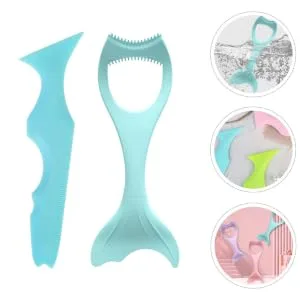 Outanaya 2pcs Mascara Drawing Aids Eyeshadow Heated Lash Curler Lash Tool Mascara Make up Aids Heating - product information 2