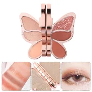 Gogogmee 1pc Eyeshadow Palette Blush for Cheeks Sequin Eyeshadow Eye Shadow Girl Accessories Pearlescent 1 count (Pack of 1) As Shown 1 - product information 2