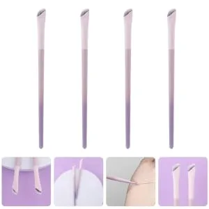 SEWACC 4pcs Eyeliner Brush Angled Makeup Brush Eyebrow Curved Liner Brush for Eyes Precision Tool - product information 1