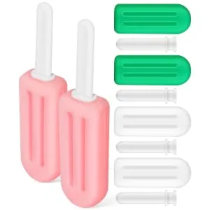 HAPINARY 6 Pcs Popsicle Silicone Chew Chewies Jaw Teeth Device Chewing Gum Invisible - product information 2