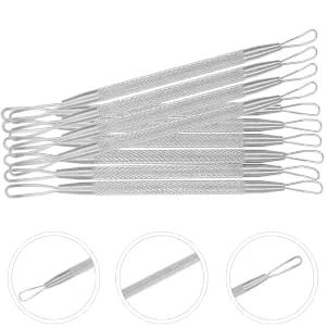 Gogogmee 7pcs Caring Double-headed Removal Needles Cleaning Pore Facial Removers Supply Steel - product information 3