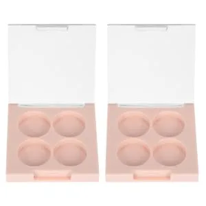 Gogogmee 2pcs Eye Shadow Replacement Box Empty Box Blank Travel - product information 2