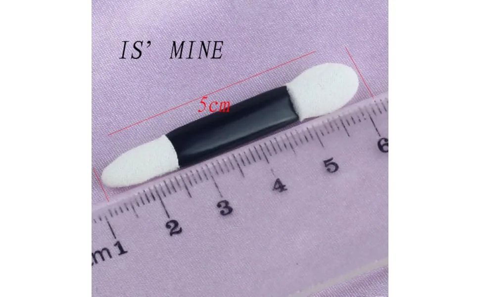 HAPINARY 50pcs Brush Eyeshadow Sponges Ladies Suits Eye Shadow Women Eyeshadow Brush Travel Lipstick Oval M White - product information 1