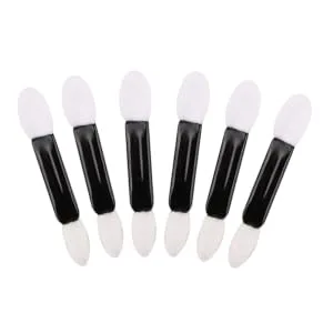 HAPINARY 50pcs Brush Eyeshadow Sponges Ladies Suits Eye Shadow Women Eyeshadow Brush Travel Lipstick Oval M White - product information 3