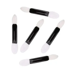 HAPINARY 50pcs Brush Eyeshadow Sponges Ladies Suits Eye Shadow Women Eyeshadow Brush Travel Lipstick Oval M White - product information 5